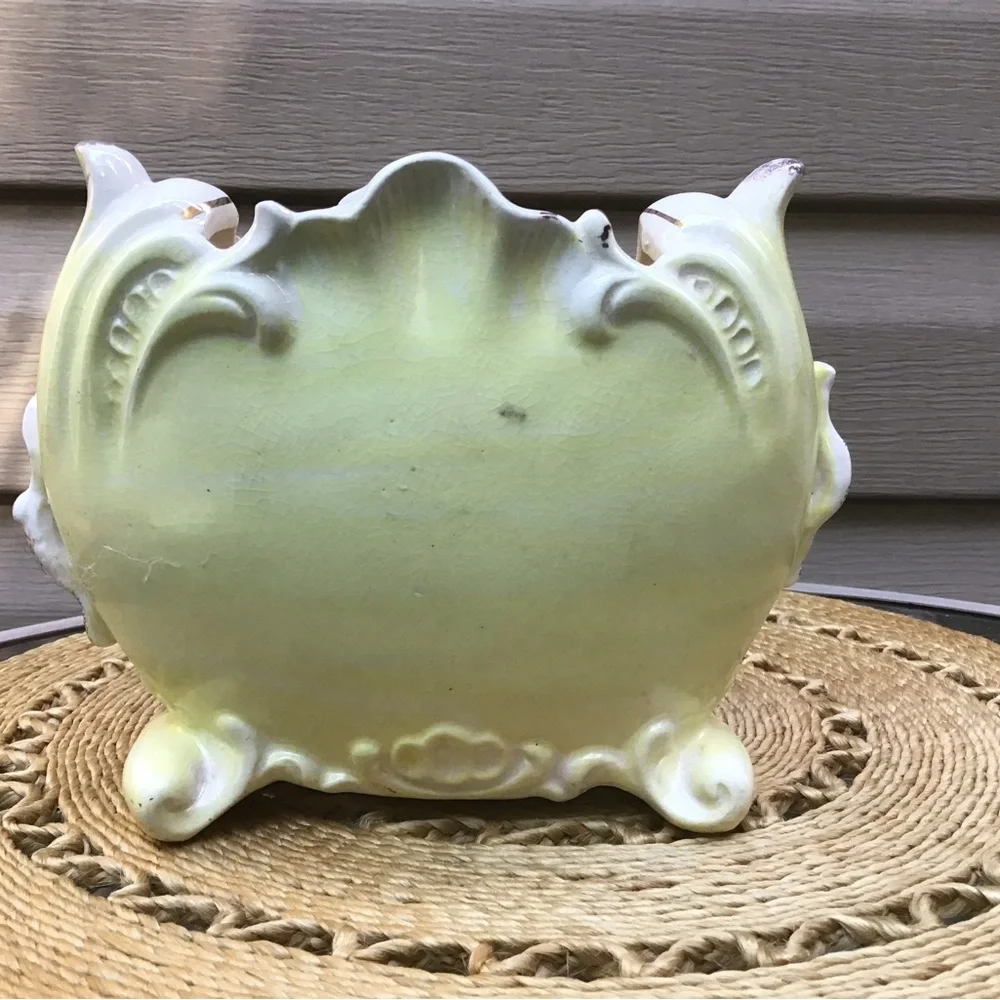 Vintage Floral Ceramic Vase, 40’s or 50’s, possibly McCoy